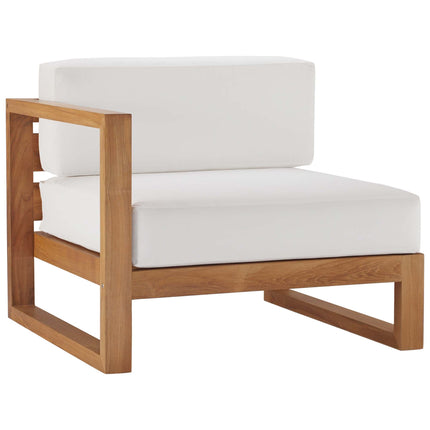 Modway EEI-4257 Upland 4-Piece Outdoor Patio Teak Wood Furniture Set Modway