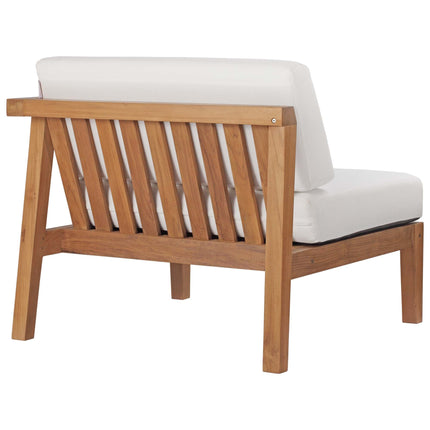 Modway EEI-4259 Bayport Outdoor Patio Teak Wood 2-Seater Loveseat Modway