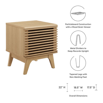 Modway EEI-4262 Render Vinyl Record Display Stand Modway
