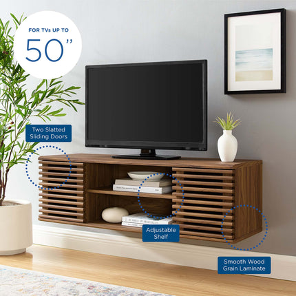 Modway EEI-4266 Render 46" Wall-Mount Media Console TV Stand Modway