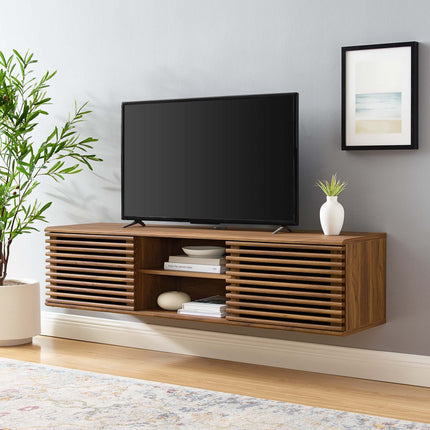 Modway EEI-4267 Render 60" Wall-Mount Media Console TV Stand Modway
