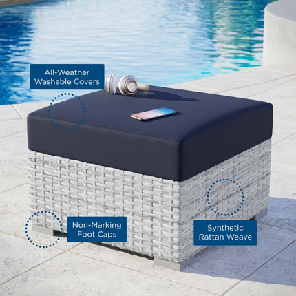 Modway EEI-4301 Convene Outdoor Patio Ottoman Modway