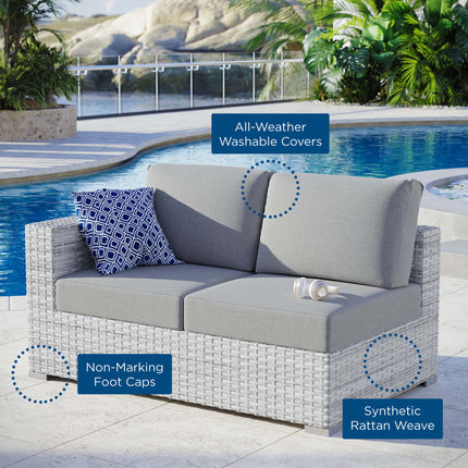 Modway EEI-4303 Convene Outdoor Patio Left-Arm Loveseat Modway