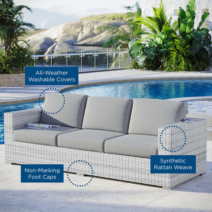 Modway EEI-4305 Convene Outdoor Patio Sofa Modway