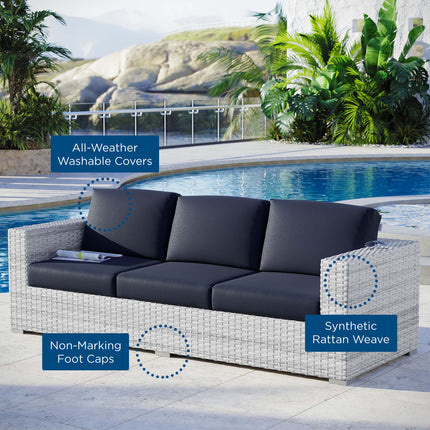 Modway EEI-4305 Convene Outdoor Patio Sofa Modway