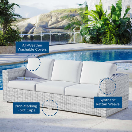 Modway EEI-4305 Convene Outdoor Patio Sofa Modway