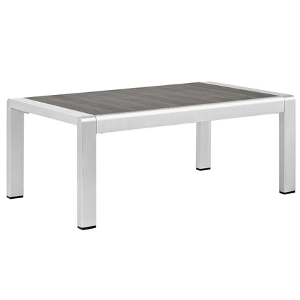 Modway EEI-4313 Shore 3 Piece Sunbrella® Fabric Outdoor Patio Aluminum Set Modway
