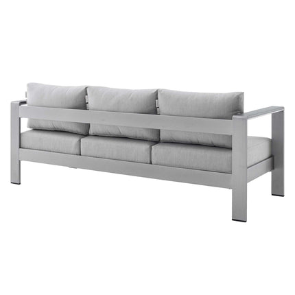Modway EEI-4316 Shore 4 Piece Sunbrella® Fabric Outdoor Patio Aluminum Set Modway