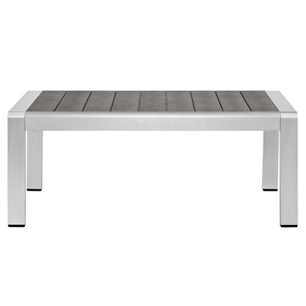 Modway EEI-4316 Shore 4 Piece Sunbrella® Fabric Outdoor Patio Aluminum Set Modway