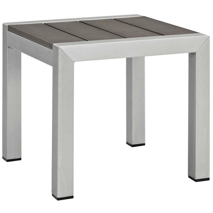 Modway EEI-4322 Shore 7 Piece Sunbrella® Fabric Outdoor Patio Aluminum Set Modway