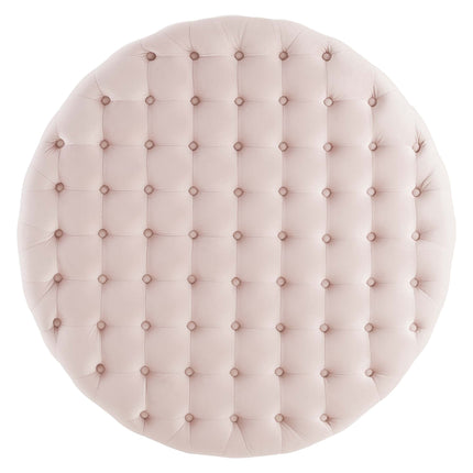 Modway EEI-4326 Ensconce Tufted Performance Velvet Round Ottoman Modway