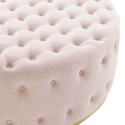 Modway EEI-4326 Ensconce Tufted Performance Velvet Round Ottoman Modway