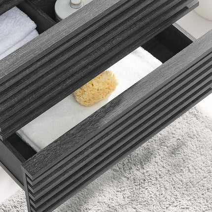 Modway EEI-4338 Render 24" Wall-Mount Bathroom Vanity Cabinet (Sink Basin Not Included) Modway