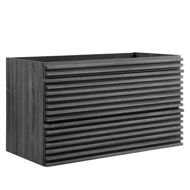 Modway EEI-4339 Render 36" Wall-Mount Bathroom Vanity Cabinet (Sink Basin Not Included) Modway