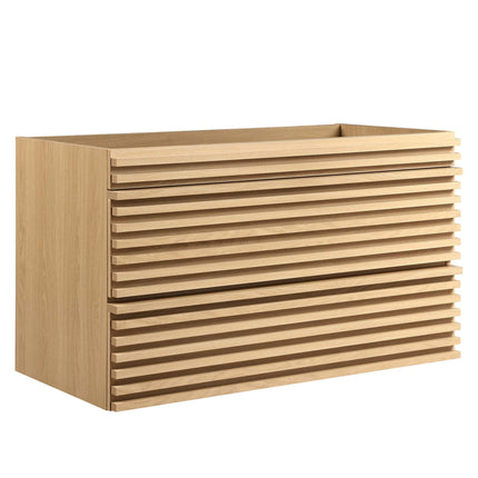 Modway EEI-4339 Render 36" Wall-Mount Bathroom Vanity Cabinet (Sink Basin Not Included) Modway
