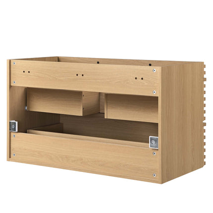 Modway EEI-4339 Render 36" Wall-Mount Bathroom Vanity Cabinet (Sink Basin Not Included) Modway