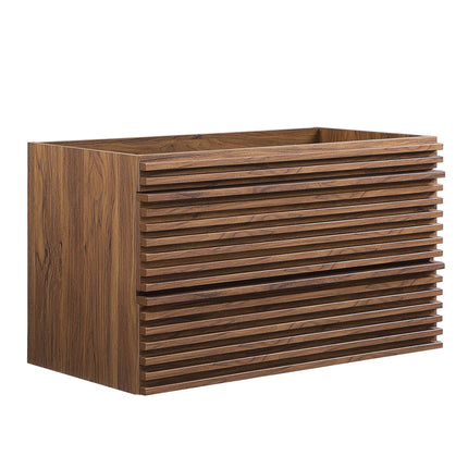 Modway EEI-4339 Render 36" Wall-Mount Bathroom Vanity Cabinet (Sink Basin Not Included) Modway