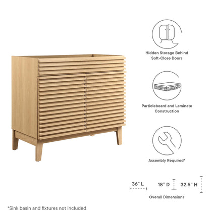 Modway EEI-4340 Render 36" Bathroom Vanity Cabinet Modway