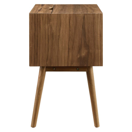Modway EEI-4343 Ember Wood Nightstand With USB Ports Modway