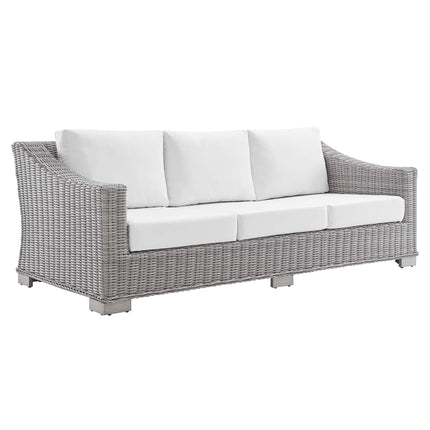 Modway EEI-4355 Conway 4-Piece Sunbrella® Outdoor Patio Wicker Rattan Furniture Set Modway