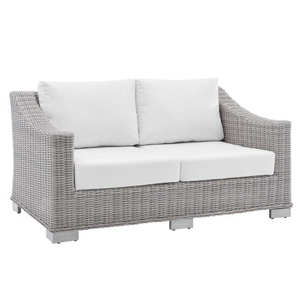 Modway EEI-4355 Conway 4-Piece Sunbrella® Outdoor Patio Wicker Rattan Furniture Set Modway