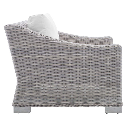 Modway EEI-4355 Conway 4-Piece Sunbrella® Outdoor Patio Wicker Rattan Furniture Set Modway