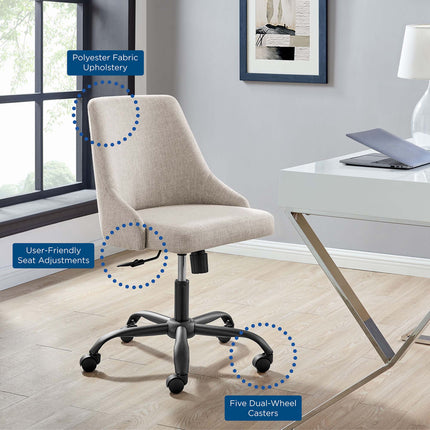 Modway EEI-4371 Designate Swivel Upholstered Office Chair Modway