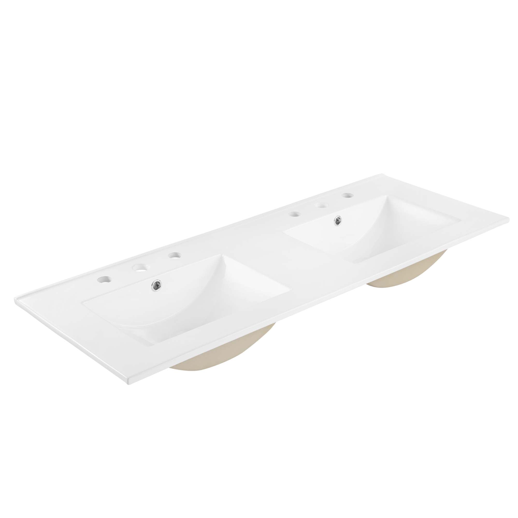 Modway EEI-4376 Cayman 48" Double Basin Bathroom Sink