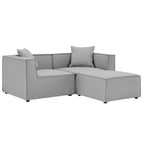 Gray / Upholstered