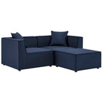 Navy / Upholstered
