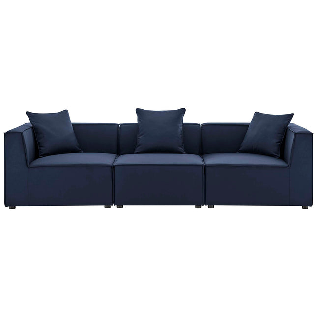 Modway EEI-4379 Saybrook 3-Piece Outdoor Patio Upholstered Sectional Sofa Modway