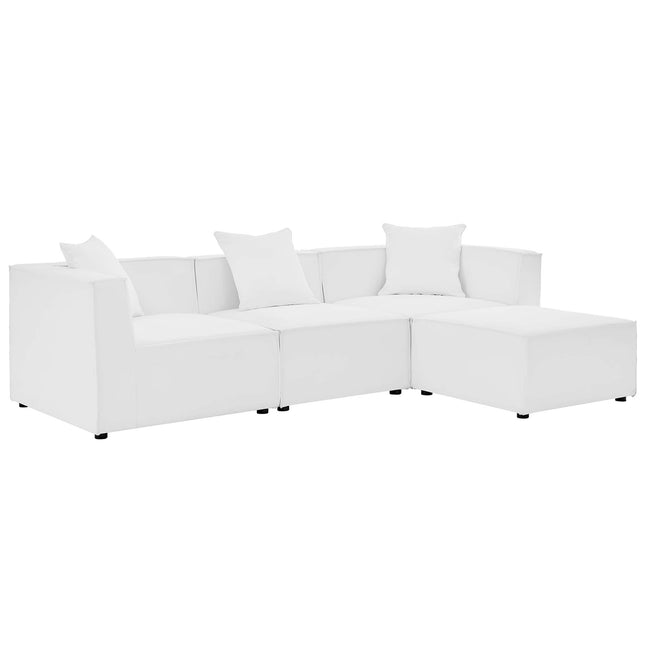 Modway EEI-4380 Saybrook 4-Piece Outdoor Patio Upholstered Sectional Sofa Modway
