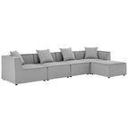 Gray / Upholstered