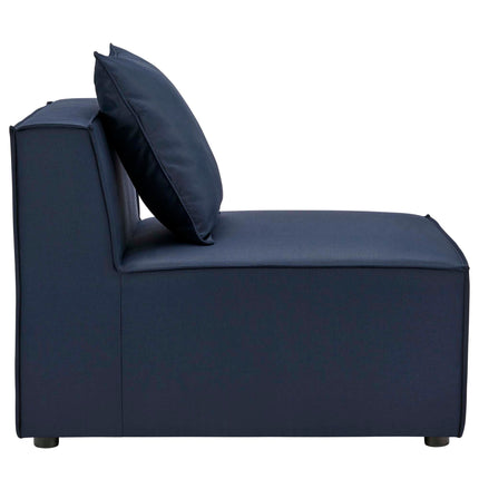 Modway EEI-4388 Saybrook 8-Piece Outdoor Patio Upholstered Sectional Sofa Modway