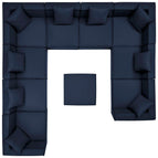 Navy / Upholstered
