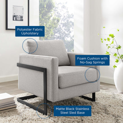Modway EEI-4391 Posse Upholstered Fabric Accent Chair Modway