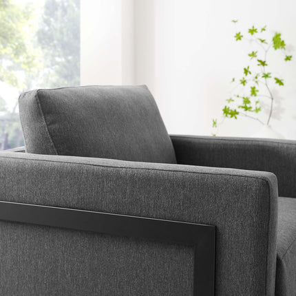 Modway EEI-4391 Posse Upholstered Fabric Accent Chair Modway