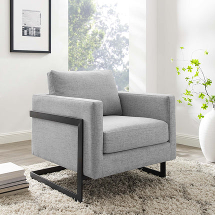 Modway EEI-4391 Posse Upholstered Fabric Accent Chair Modway