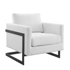 Black White / Upholstered Fabric