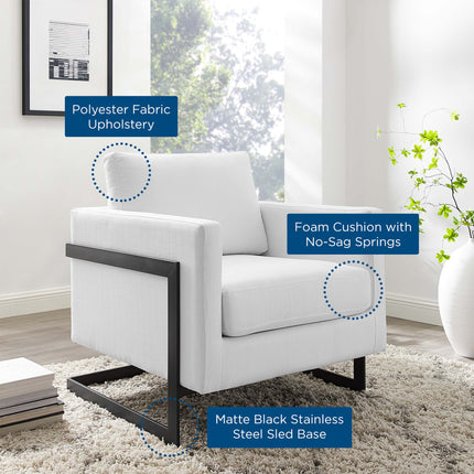 Modway EEI-4391 Posse Upholstered Fabric Accent Chair Modway