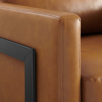 Modway EEI-4392 Posse Vegan Leather Accent Chair Modway