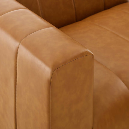 Modway EEI-4397 Bartlett Vegan Leather Left-Arm Chair Modway