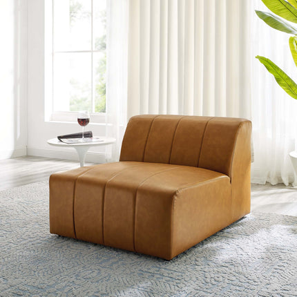 Modway EEI-4399 Bartlett Vegan Leather Armless Chair Modway