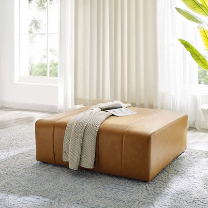 Modway EEI-4401 Bartlett Vegan Leather Ottoman Modway