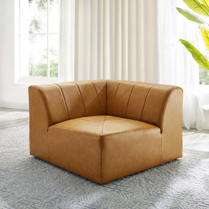 Modway EEI-4403 Bartlett Vegan Leather Corner Chair Modway