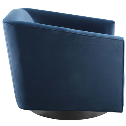 Modway EEI-4427 Twist Performance Velvet Swivel Chair Set of 2 Modway