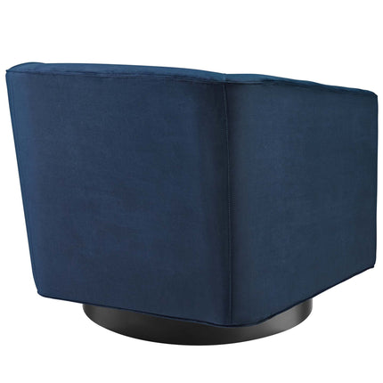 Modway EEI-4427 Twist Performance Velvet Swivel Chair Set of 2 Modway