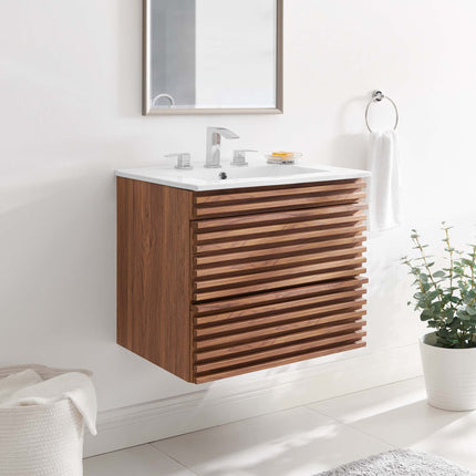 Modway EEI-4433 Render 24" Wall-Mount Bathroom Vanity Modway
