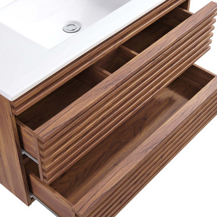Modway EEI-4436 Render 36" Wall-Mount Bathroom Vanity Modway
