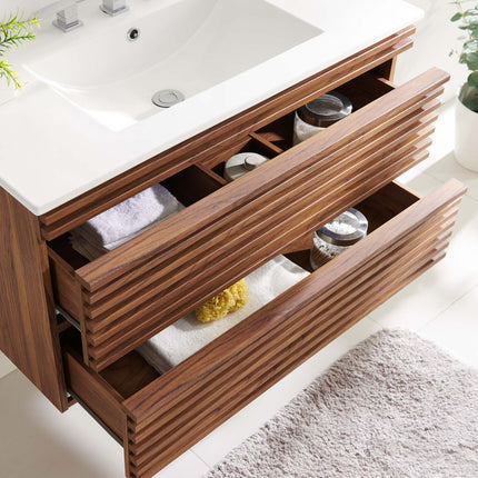 Modway EEI-4436 Render 36" Wall-Mount Bathroom Vanity Modway